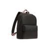 Bally Code Zipper Closure Pebbled Leather Backpack Men Backpack Black 6306394