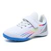 Temu Children'S Velcro Football Shoes Outdoor Sports Training Shoes Boys Elementary School Students Broken Nail Football Shoes