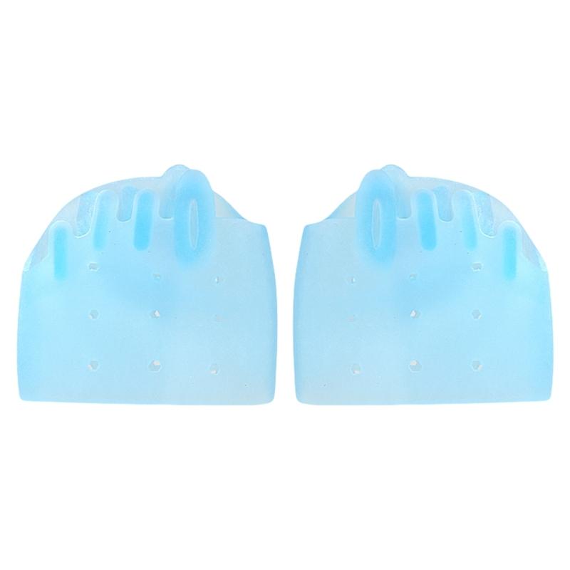 2Pcs Gel Toe Spacers for Women and Men Ball of Foot Cushions Toe Separators Pads for Blister Prevention and Pains Relief
