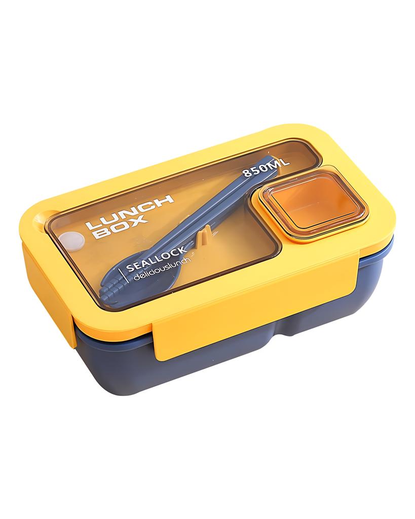 850/1100 ml Lunchbox mit Verschluss, gute Abdichtung, nützlich, für Kinder und Erwachsene, Picknick, tragbar, portioniert