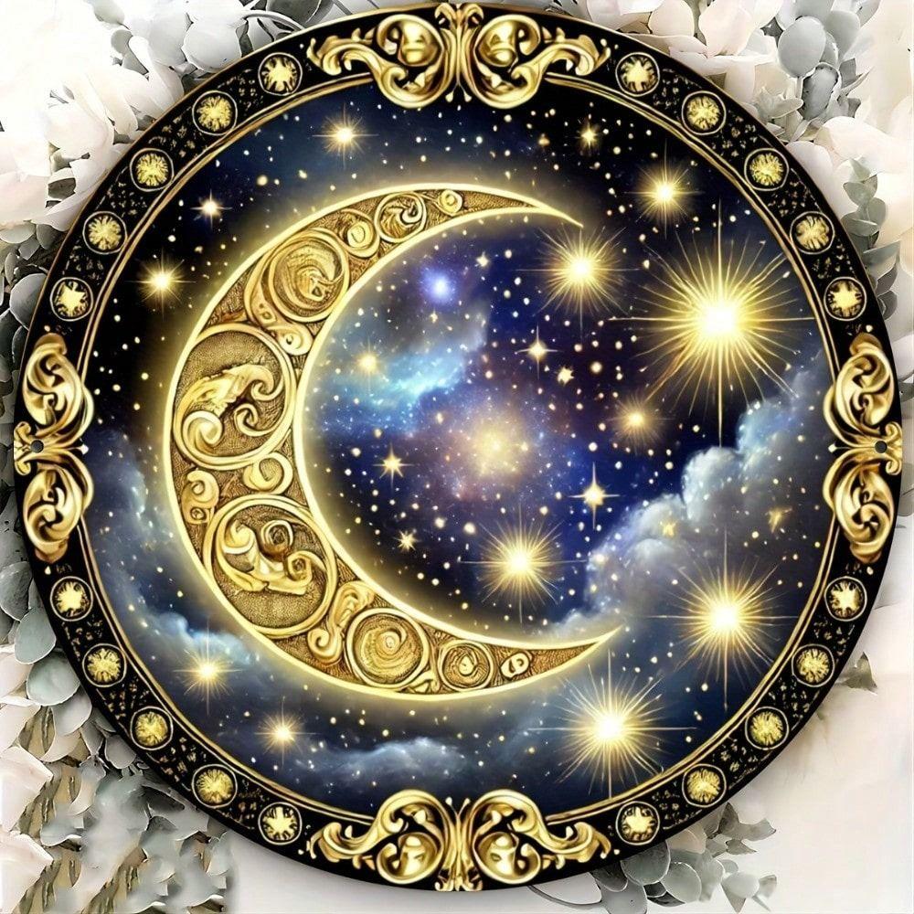 Metal Tin Art Painting Sign 20x20cm Home Wall Decor Handmade Craft