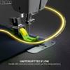 1*Industrial Flat Car Sewing Machine Universal Roller Wheel Presser Foot Thin Thick Leather Presser Feet Lockstitch Accessories