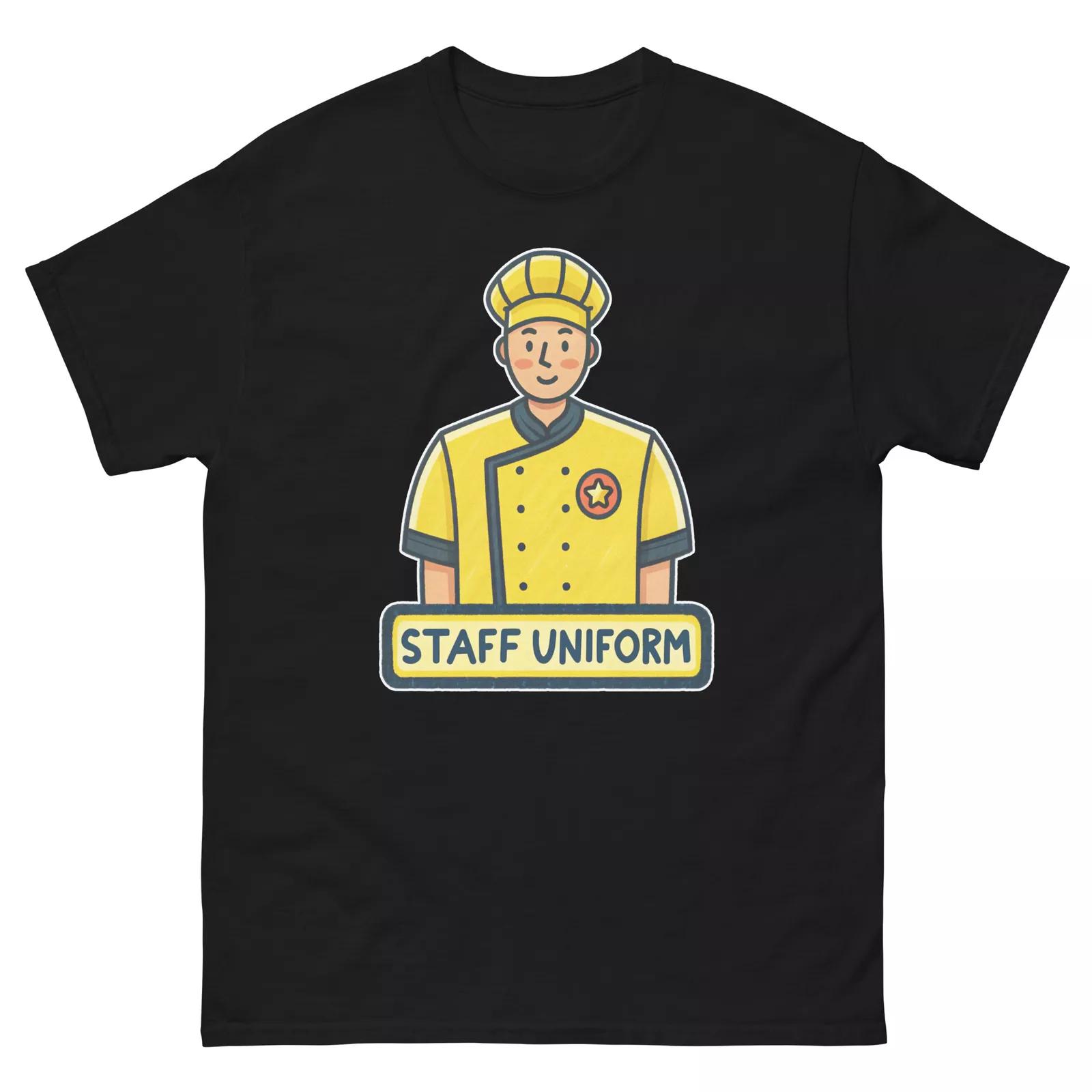 Staff Uniform Nightclub Bar Nightlife Party T-Shirt 4XL