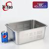 Xiyao Tiefe rechteckige Abtropfschale aus Edelstahl