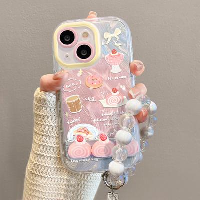 Erdbeerkuchen für IPhone 17 Handyhülle 15pro Federgarn für IPhone 14 Promax Objektiv Rundumschutz 13/12
