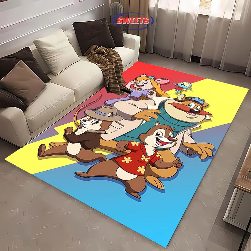 Nové police! Kober Disney Chip a Dale Záchranáři, Obývací pokoj Ložnice Pracovní prostor Dětský pokoj dle výběru, Protiskluzová podložka