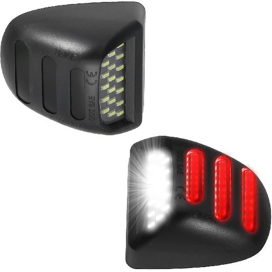 LED License Plate Light Tag Lamp Assembly for Full LED Rear Number License Plate