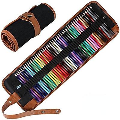 36 Colored Pencils Set, Color Pencils Drawing Kit with Portable Roll-Up Canvas Bag Ideal for Adults, Artists, Sketchers & Children MYY
