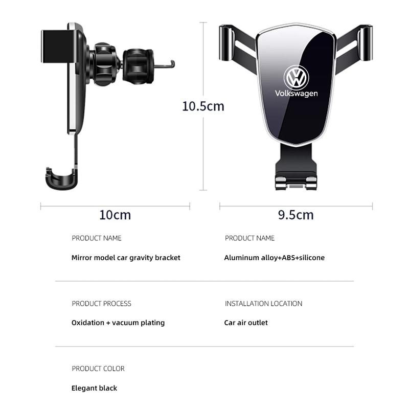 qwe3Golf 3 4 MK3 MK4 2026 Hot For VW VOLKSWAGEN Gravity Car Phone Holder Air Vent Moblie Cell Stand Mount Bracket For Volkswagen VW