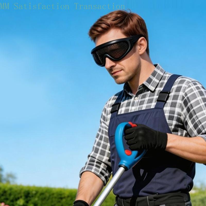 Breathable Wire Screen Safety Glasses Face Protections For Whacking Yard Work Lightweight And Scratch Resistant