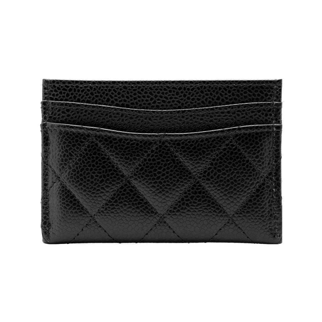 Chanel Diamond Quilted Card Holder Women Accessories Black AP0213-Y01588-C3906
