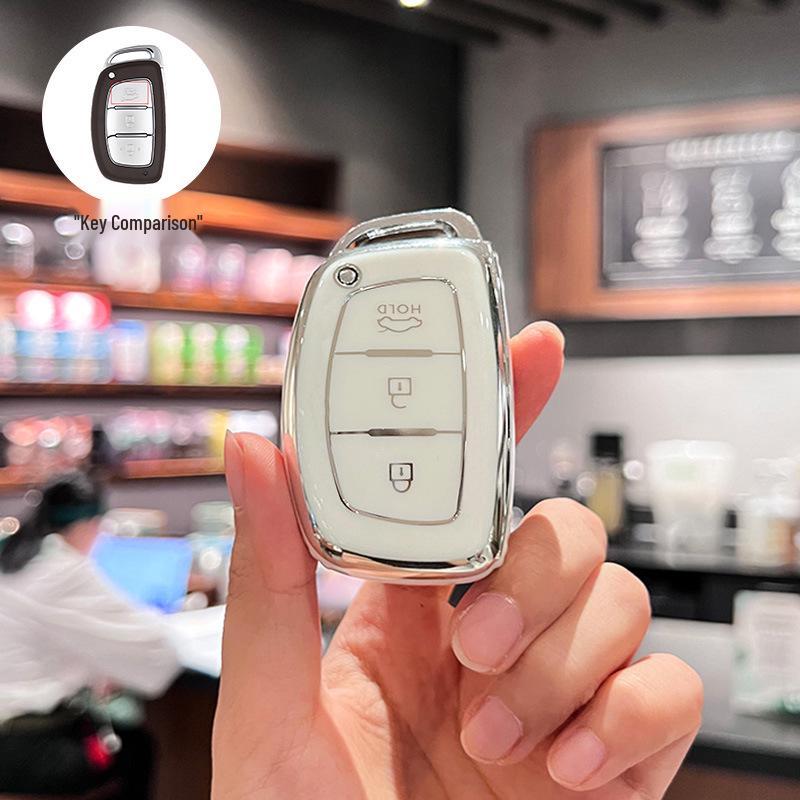 Compatible Key Fob Shell for Hyundai: Mingtu, ix35, ix25, Langdong, Lingdong, Tusheng, Sonata 9, Reina