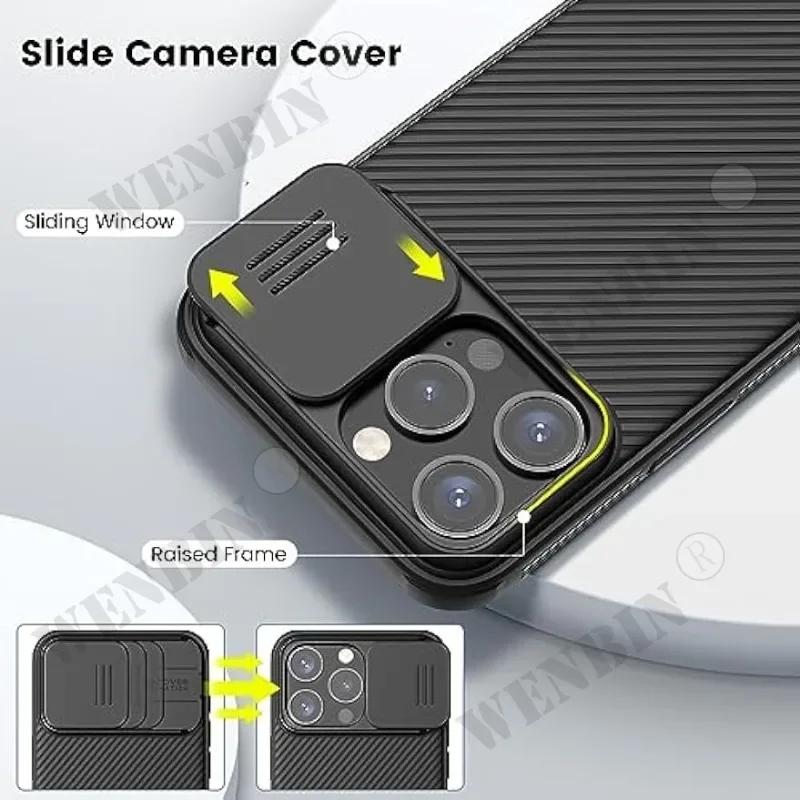 Magnetic Case For iPhone 16 15 14 13 12 11 Pro Max Plus Window Protection lens Magnetic Magsafe Wireless Charge Shockproof Cover