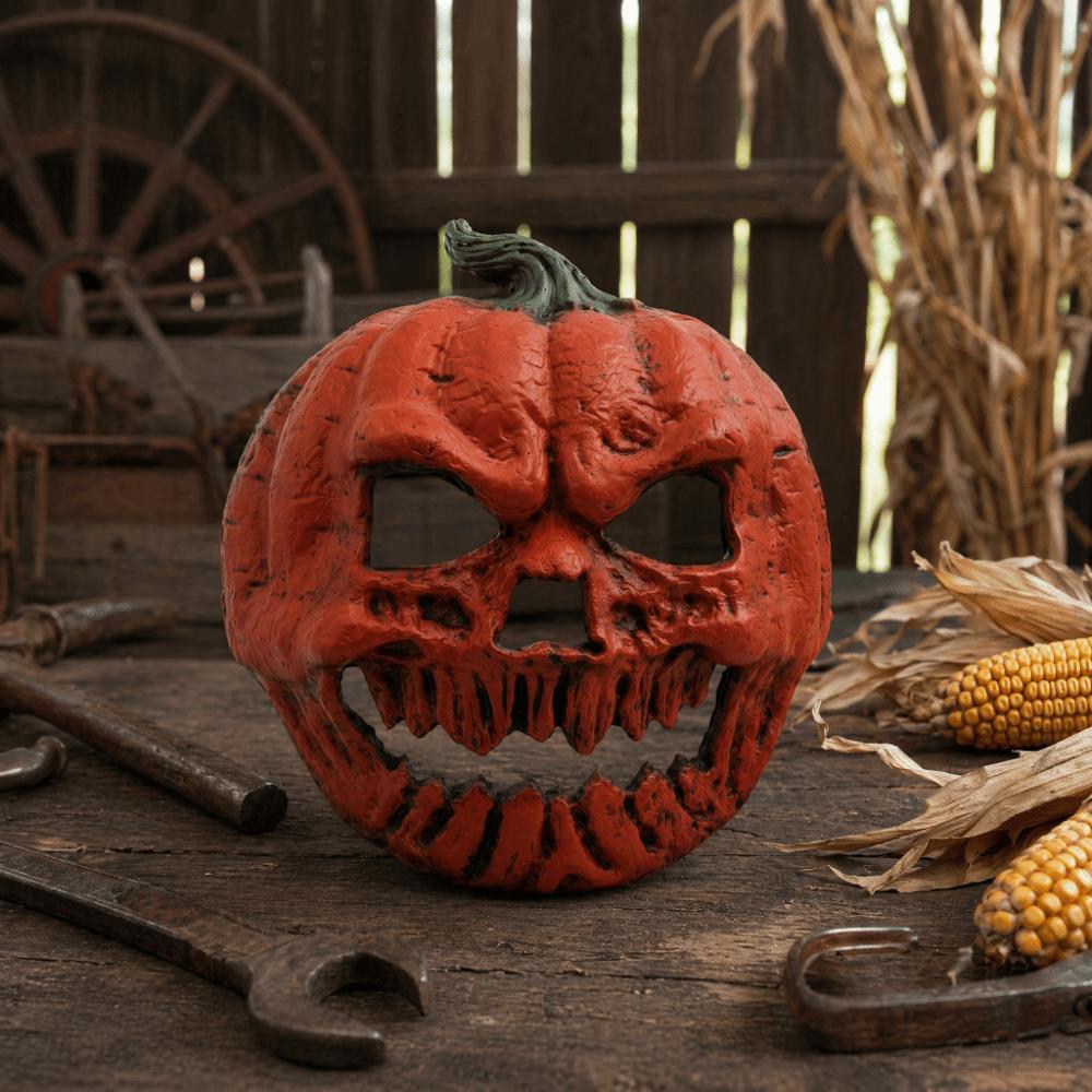 3D Pumpkin Mask Creativity PU Foaming Halloween Cosplay Mask Elastic Strapy Halloween Decoration Masquerade Party Mask