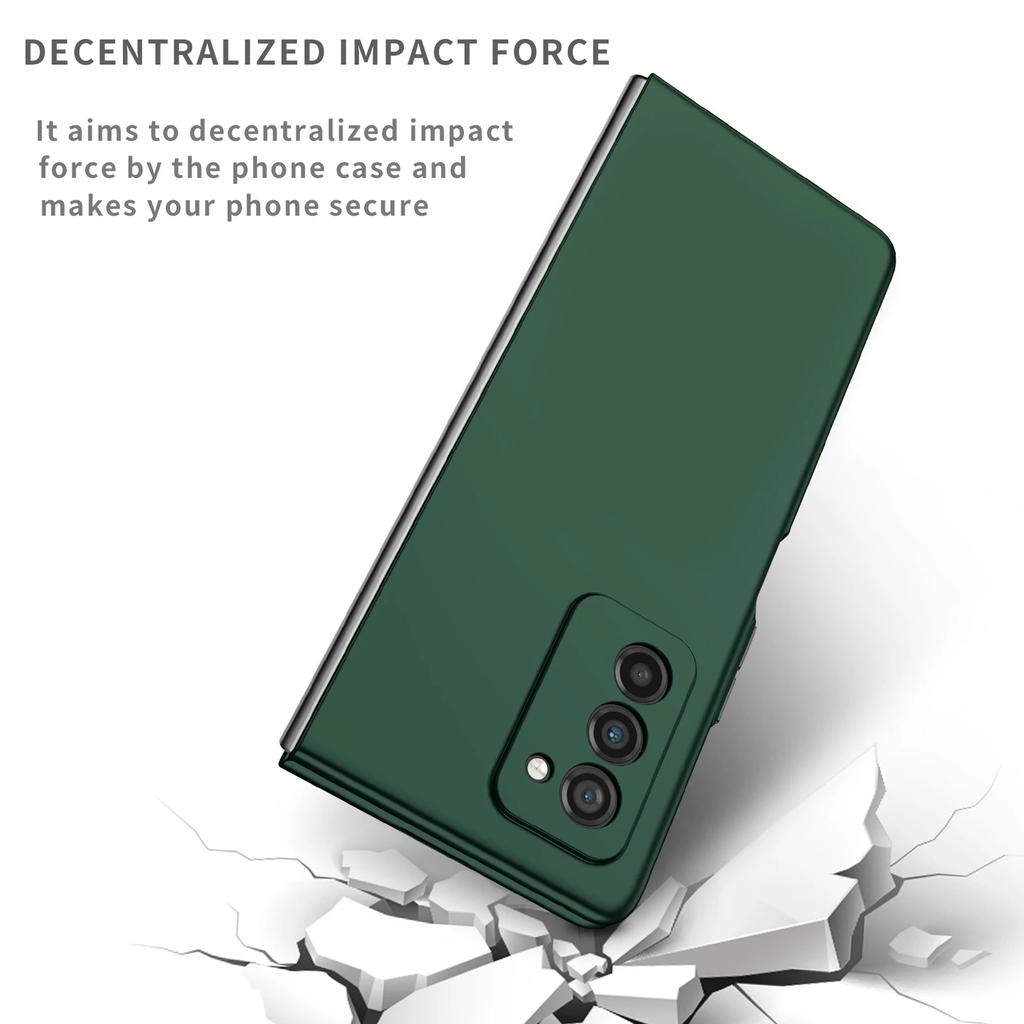 Trendy Simple Ultra Thin Skin-Friendly Frosted Matte Phone Case For Samsung Galaxy Z Fold 7 6 5 2 3 Anti-Drop Full-Protect Cover
