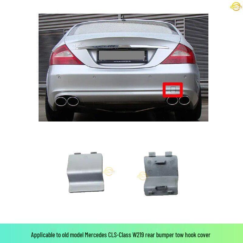 Mercedes CLS-Class W219 Rear Bumper Decorative Tow Hook Cover Rear Bumper Tow Hook Cover - Primer