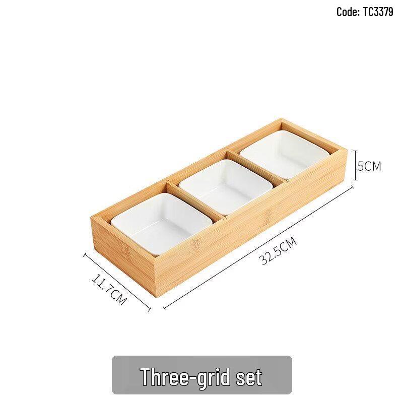 Qīwēi Korean Style Wooden Serving Tray