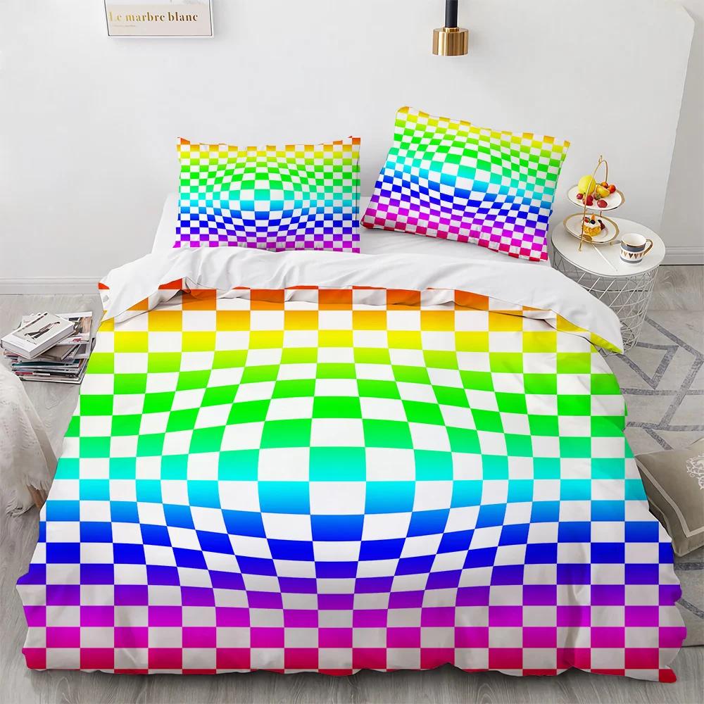 

Plaid Stripes Soft Duvet Cover Set Polyester Beding Set for Children Kids Tens Adult Peoples King Quen Ful Sized Dimensions Warm Comforter Cover Black 120*200cm Single