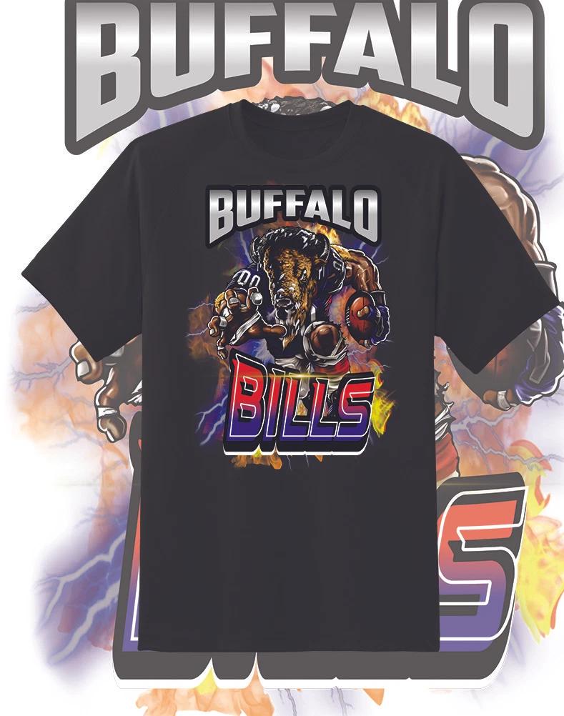 Buffalo Bills Attack Shirt Sizes!! Youth-6XL 2XL