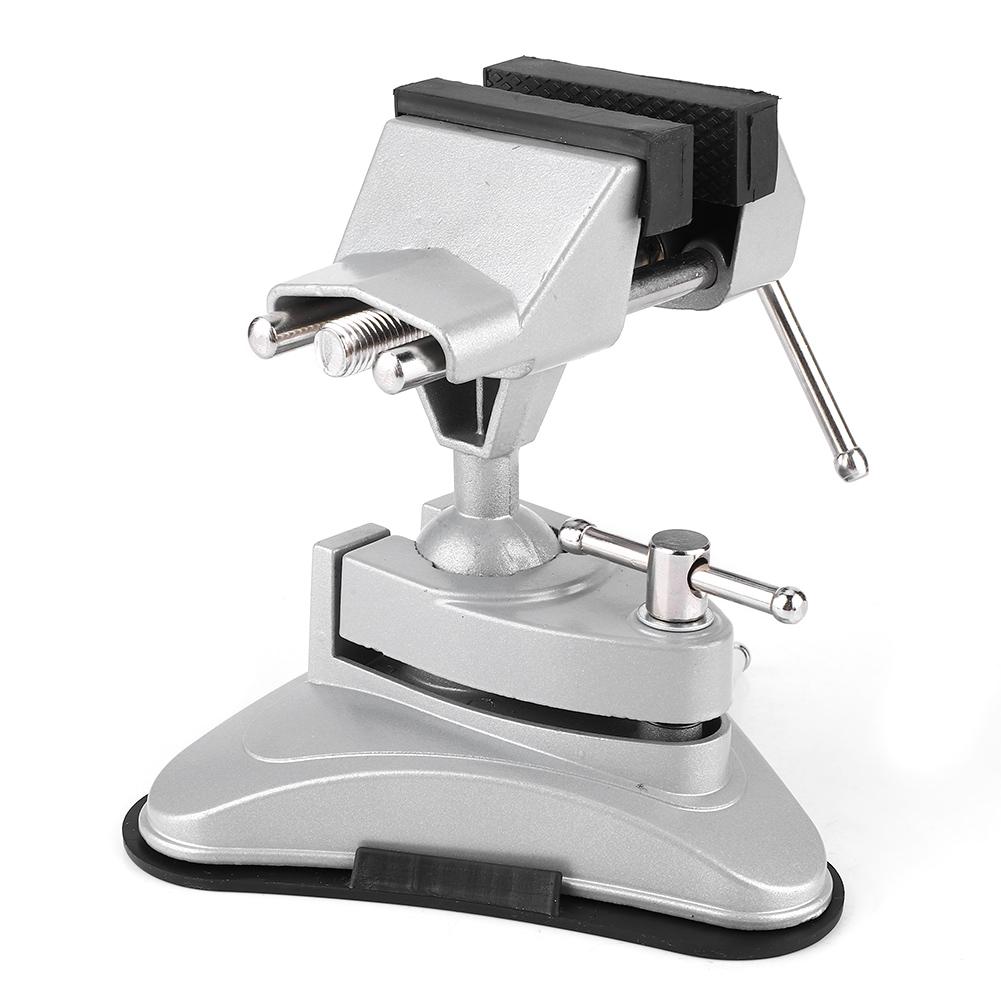 Aluminum Alloy 360 degrees Rotating Clamp Vise 70mm Jaw Width Vise Table Clamp for Workbench Woodwork