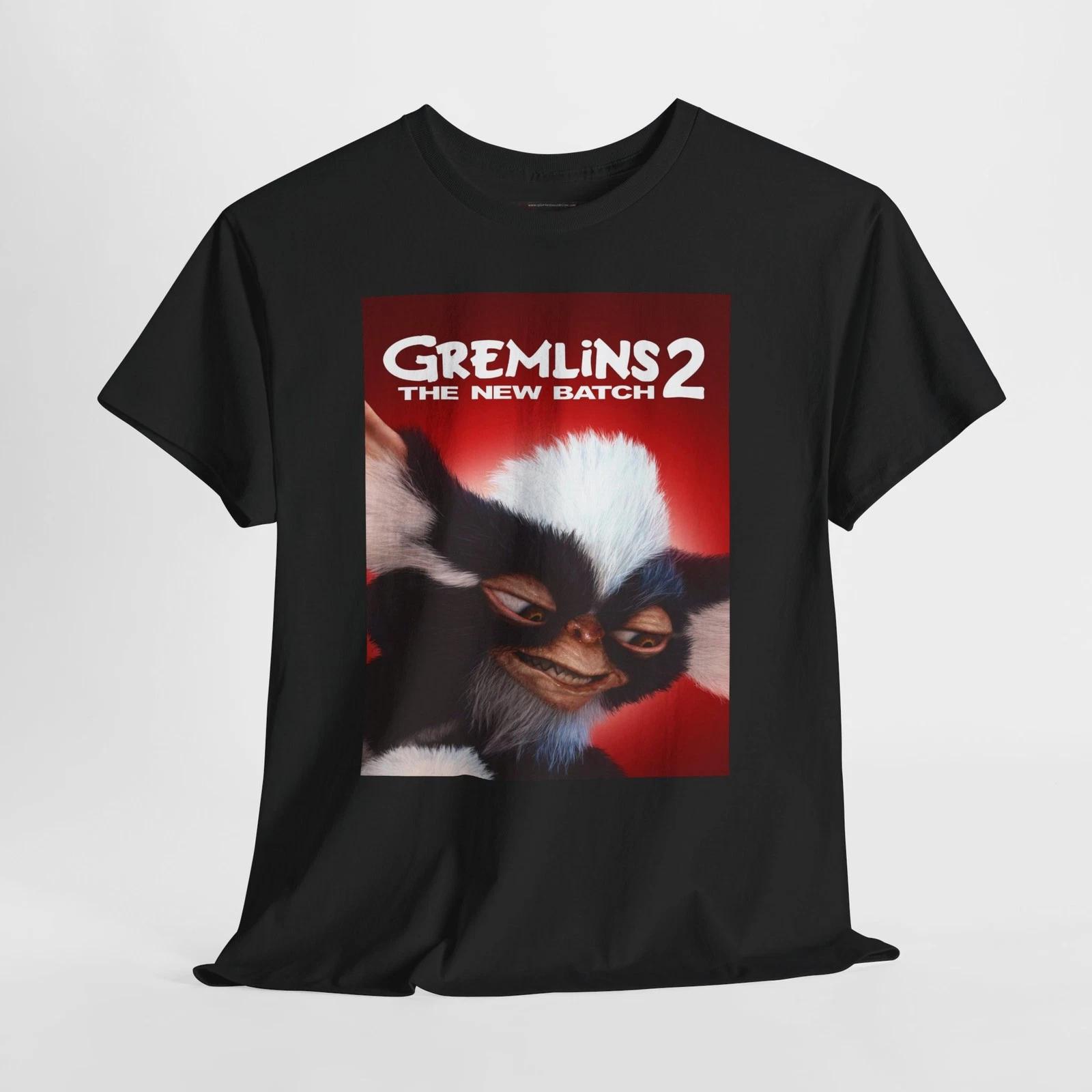 Gremlins 2 1990 Retro Movie Poster Horror Unisex Graphic T-Shirt L