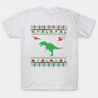 Dinosaur Christmas Sweater Made in Australia T-Shirt 4XL