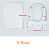 Non-Electric Flushing Bidet Toilet Seat Soft Closing Silence Toilet Seat Cover Manual Control Universal Toilet Seat Lid