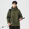 Kapuzen-Frühlings-Paar-Tooling-Jacke Herren-Reißverschluss Hong Kong Style Trend