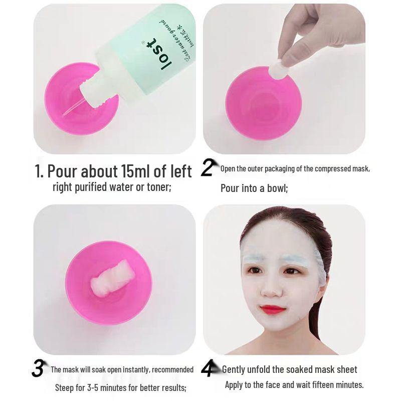 Silk Compressed Hydrating Mask: Invisible, Moisturizing, Disposable