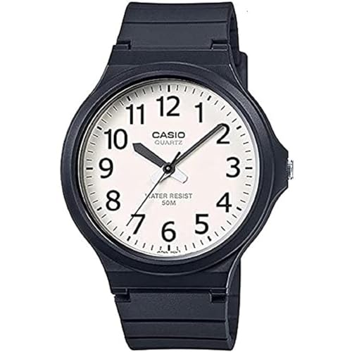 CASIO Casio MW-240-7B MW240-7B Базовые Аналоговые Белые Часы для Детей и Мужчин Дешевые Часы Casio [Параллельный Им...