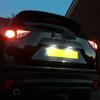 2x 18-LED Black License Plate Lights for Ford Escape/Kuga, Mercury, Mazdas MX-5/MPV