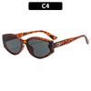 New personalized cat's eye retro rice nail sunglasses European and American fashion outdoor driving sunscreen trendy women's sunglasses