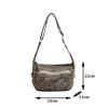 Casual Shoulder Bags Cute Sweet Girl Bow Canvas Denim Crossbody Bag Women Vintage Ladies Retro Messenger Bag Designer Handbag