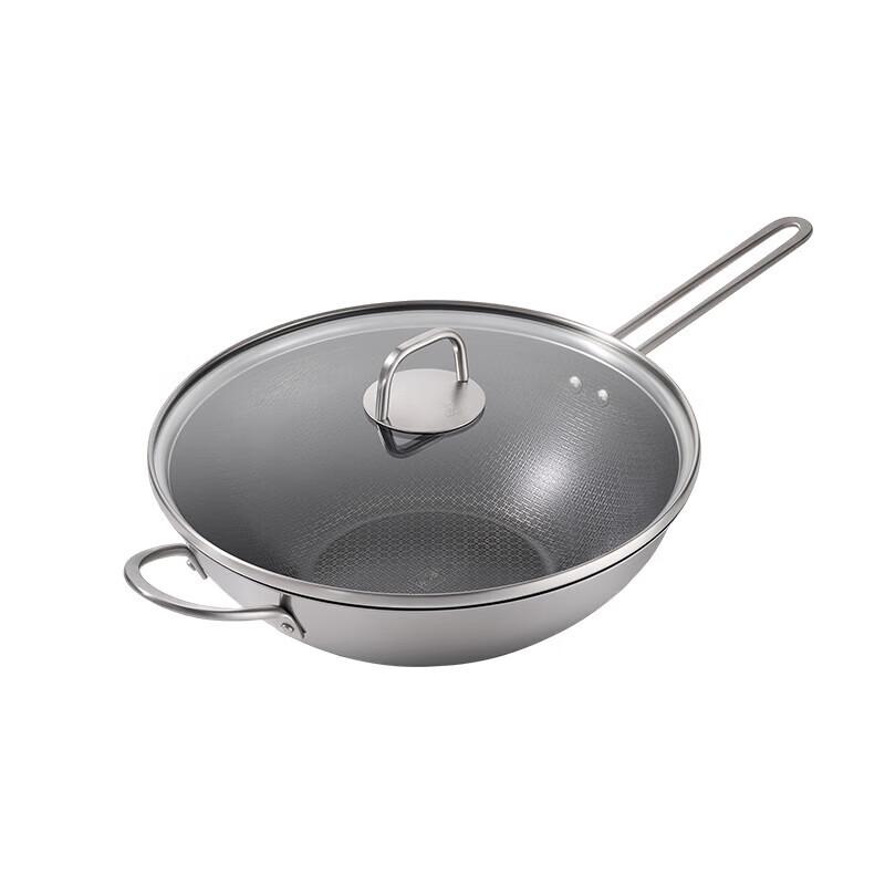 Zwilling 32cm Titanium Ceramic Honeycomb Wok