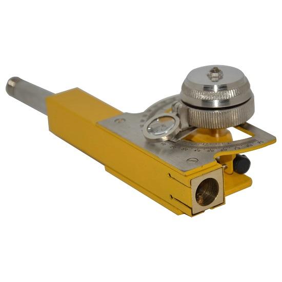 Instrument de nivelare a nivelului Abney din alamă solidă Construcție portabilă de nivel cu reglare cu mișcare lentă Standard de la 0 la 90 de grade