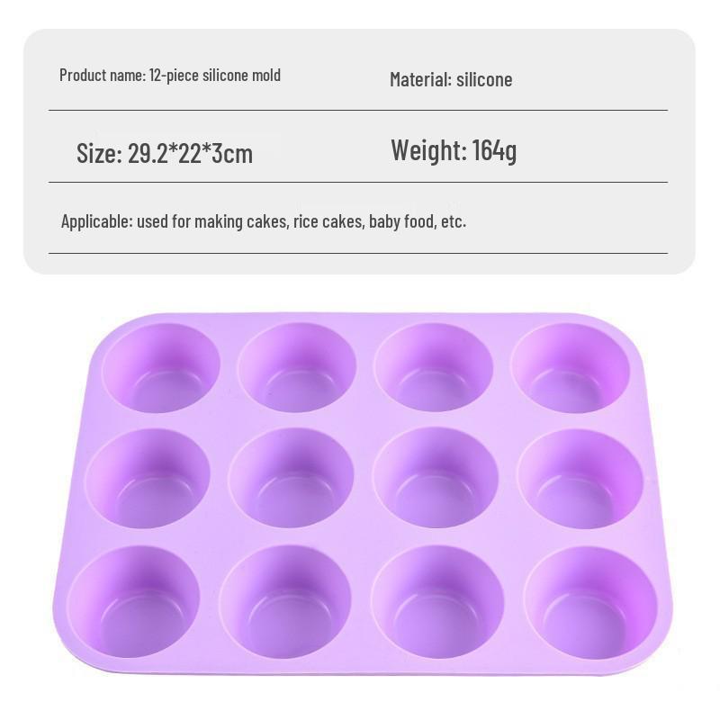 High-Temperature Resistant Silicone Cake Mold for DIY Baking and Steaming