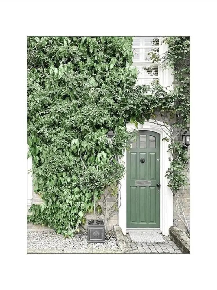 

Природное озеро, домашний декор, современный постер с сельским пейзажем, зеленое растение, тюльпан, подсолнух, картина, идеально подходящая для декора ресторана 21x30cm No Framed