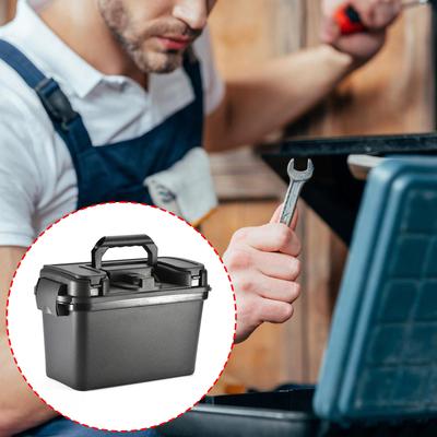Wasserdichte Aufbewahrungsbox für Angelausrüstung mit Sicherheitsschloss, Hochbelastbare Organizer für Outdoor-Angelwerkzeug und -ausrüstung
