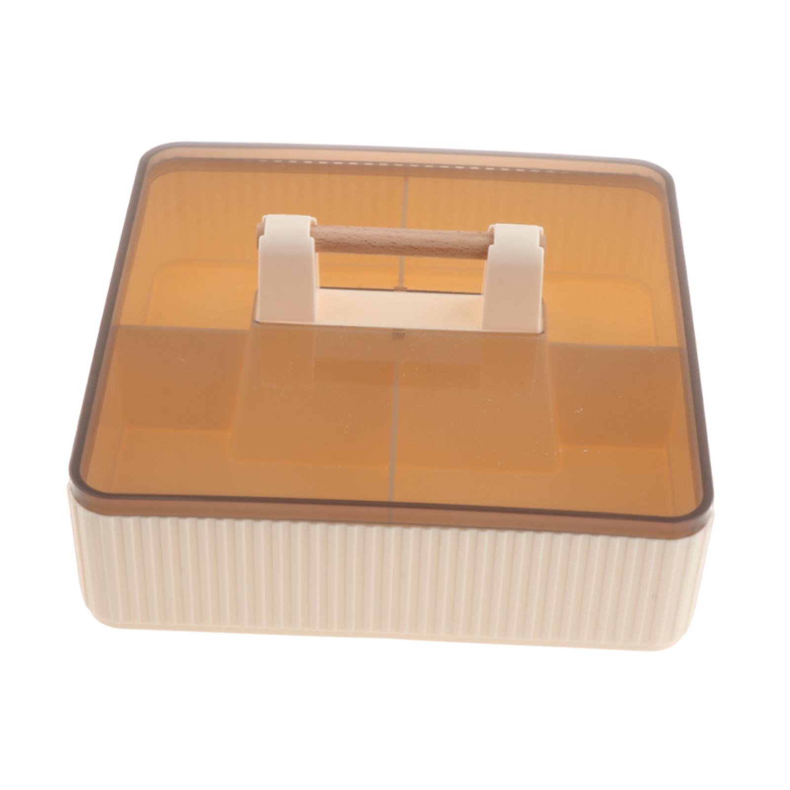 

Divided Serving Tray with Lid Candy Nut Serving Tray for Kitchen New Year