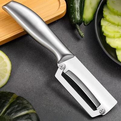 Yousheng Fruits Vegetable Peeler Stainless Steel Blade Sugar Cane Peeler Rust-Resistant Dishwasher Safe Kitchen Tool for Peeling