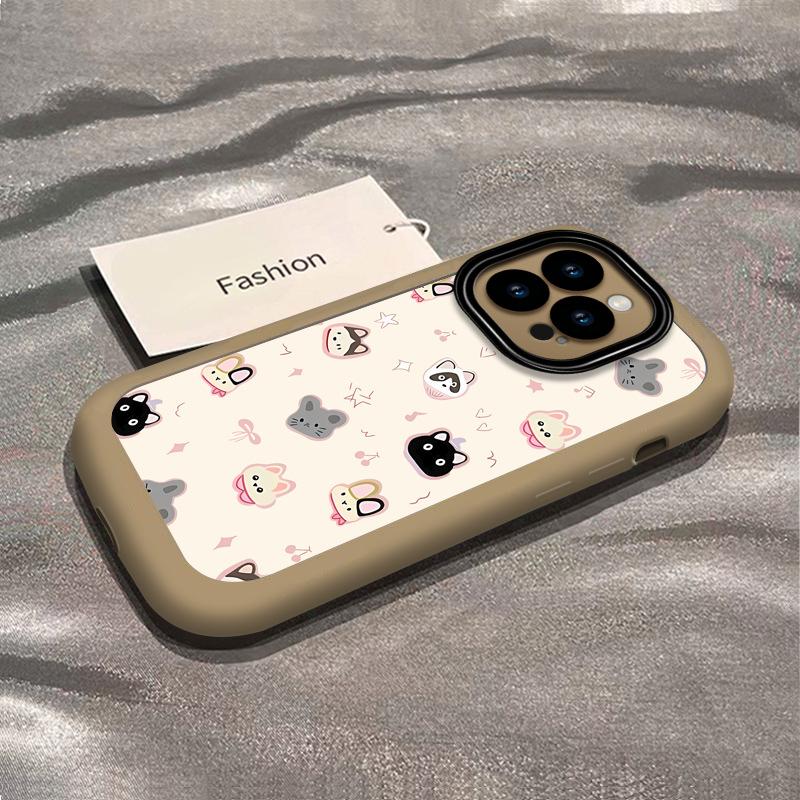 Cute Animal Head Full of Screen Suitable for Iphone16promax New 15 Apple 14plus Mobile Phone Case 13 Premium
