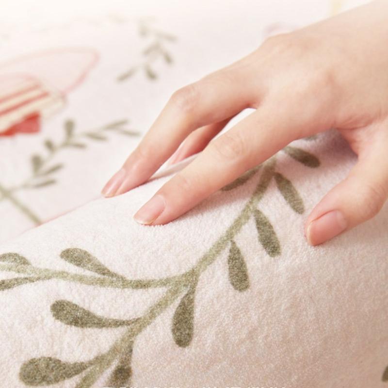 French Style Carpets for Living Room Fluffy Soft Bedroom Decor Carpet Thick Plush Bedside Floor Mat Washable Study Anti-slip Rug