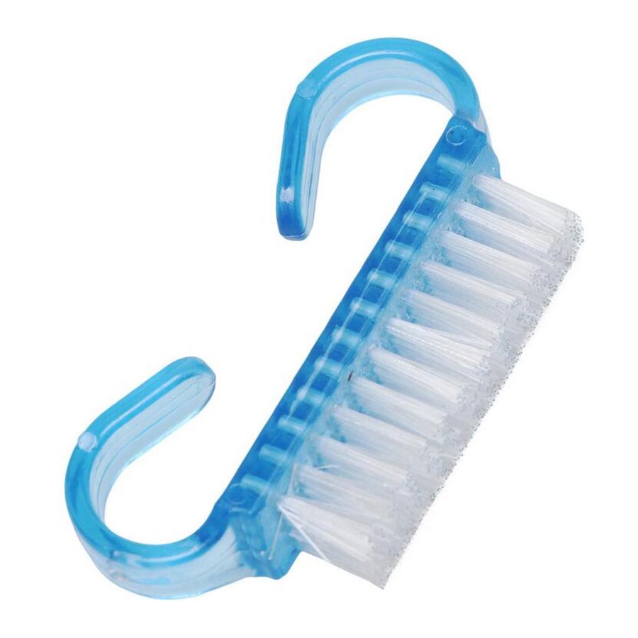 Zestaw 2 pędzli do zdobienia paznokci, szczoteczka do czyszczenia paznokci do manicure i pedicure, do czyszczenia i usuwania kurzu