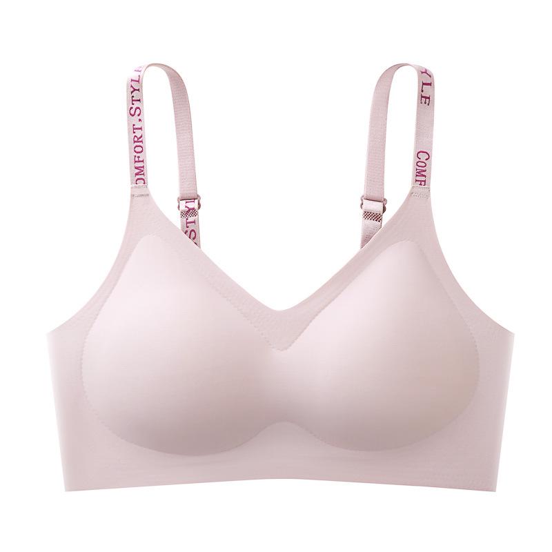 

Женский бесшовный цельный бюстгальтер: Удобные, дышащие, без стального кольца, милый стиль для девочек. XXL (130-145 jin)