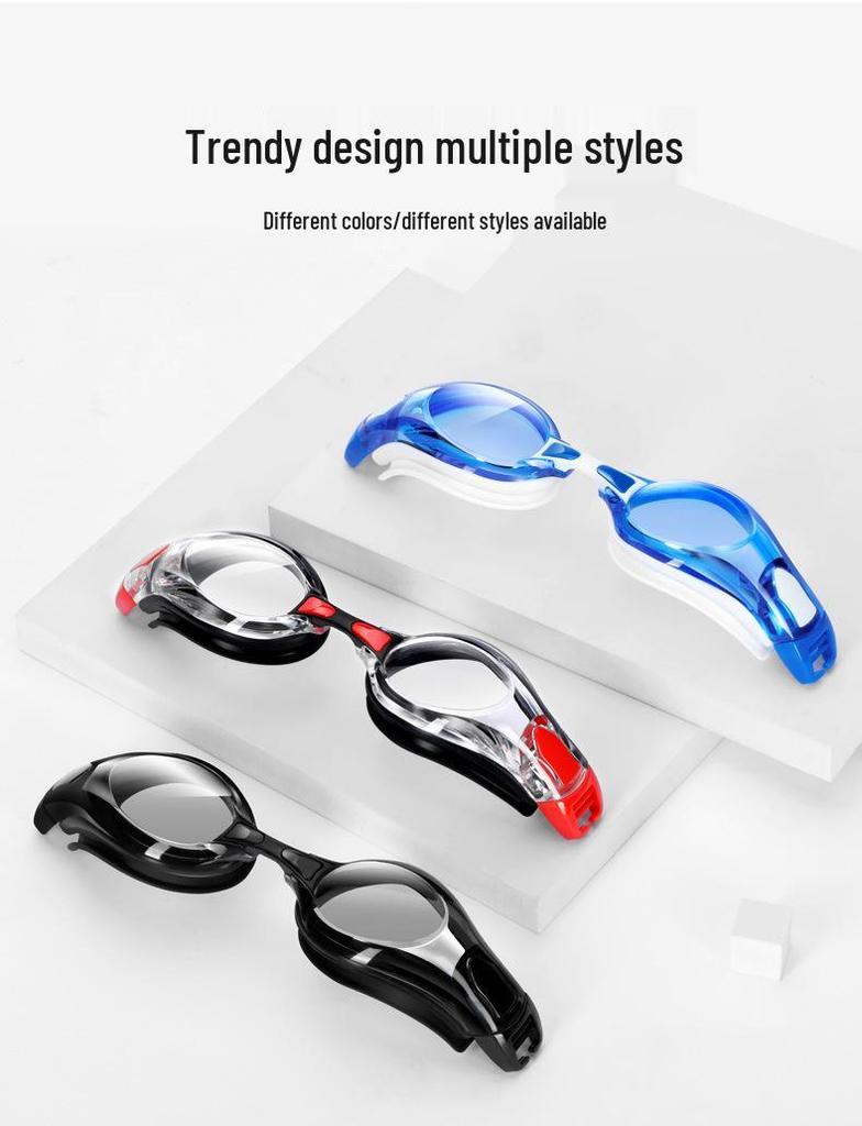 Yingfa Y2800AF Anti-Fog Waterproof Swimming Goggles for Men & Women - Large Frame & Comfortable Fit