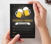 Inkdotpot Cheers and Beers Birthday Invitation,Party Invites, 30 years, 40 years, 50 years, Pack Of 30 Fill In Invitations With Envelopes