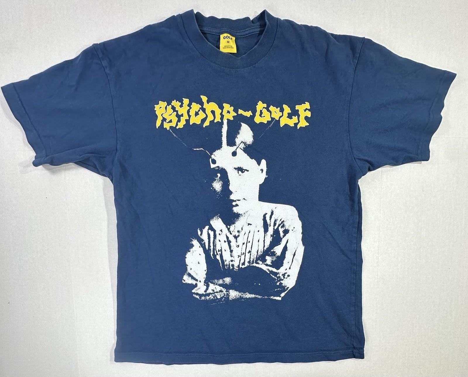 Golf Wang Psycho Golf Tyler The Creator Graphic Tee Blue Size Medium Unisex T-Shirt XXXL