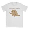 I Require Snacks Funny Raccoon Cozy Snacks Mens T Shirts Funny Tee Shirt Short Sleeve O Neck Tshirts Cotton Graphic Clothes
