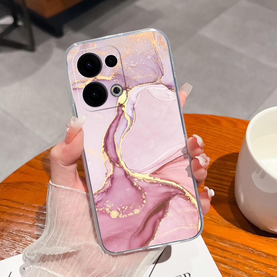 For Oppo Reno 13 Pro Case Creative Clear Soft Back Cover For Oppo Reno13 Pro 13Pro 5G TPU Slim Silicone Anti Drop Phone Cases