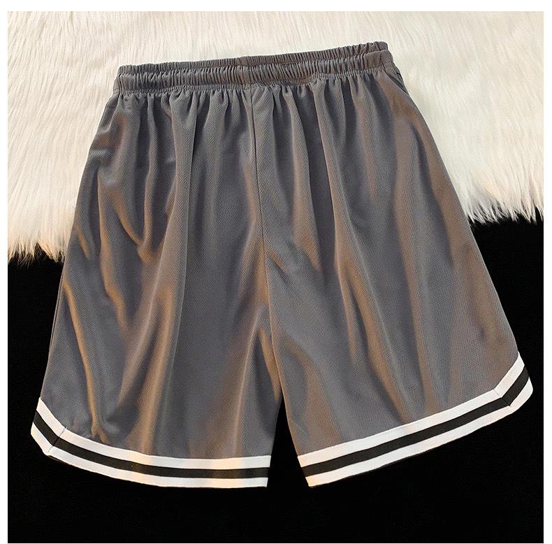 Men's Quick-Dry Ice Silk Basketball Shorts - Casual, Lightweight, Versatile Five-Point Pants